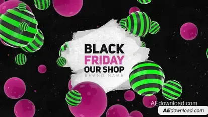 Black Friday Video Displays template preview