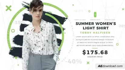 Black Friday Shopping Promo Video Displays template preview