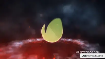 Blaze - Fire Reveal Video Displays template preview