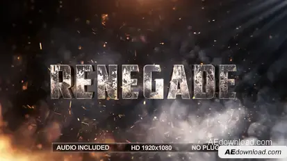 Blockbuster Title Video Displays template preview