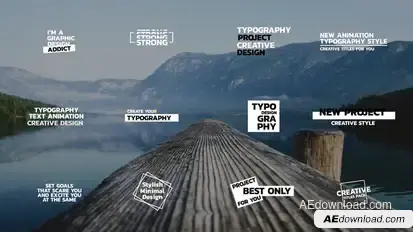 Bold Text Titles | MOGRT Premiere Pro template preview