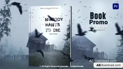 Book Promo Crime Mystery for Premiere Pro Premiere Pro template preview