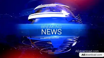 Breaking News Video Displays template preview