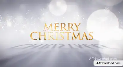 Bright Christmas Wishes Video Displays template preview