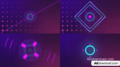 Bright Colors Logo Video Displays template preview