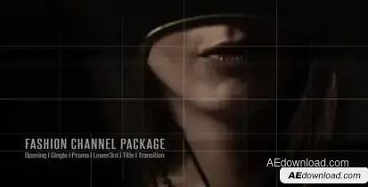 Broadcast Design - Fashion Channel Package Video Displays template preview