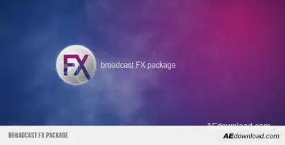 Broadcast FX Package Video Displays template preview