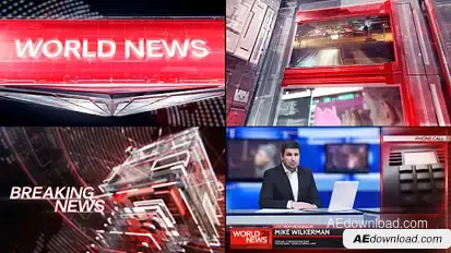 Broadcast Graphic Package - 01 Video Displays template preview