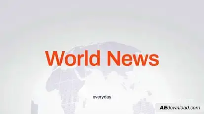 Broadcast News Pack Video Displays template preview