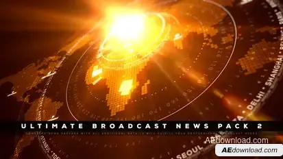 Broadcast News Package / News Pack V3 Video Displays template preview