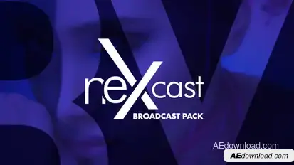 Broadcast Packages 3 Video Displays template preview