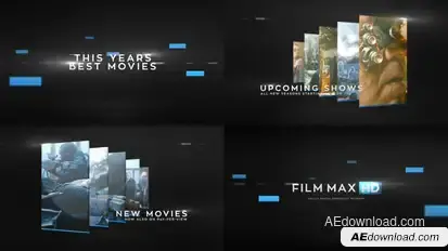 Broadcast Promo 3 Video Displays template preview