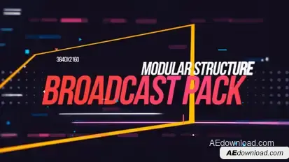 Broadcast Promo 4K Video Displays template preview
