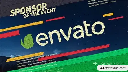 Broadcast Promo Titles Video Displays template preview