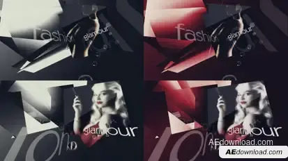 broadcast template "Stylish project" Video Displays template preview