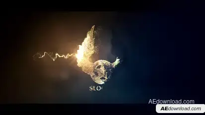 Burn To Be Gold Video Displays template preview