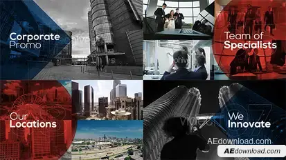 Business - Corporate Promo Video Displays template preview