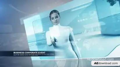 Business Corporate Presentation Video Displays template preview