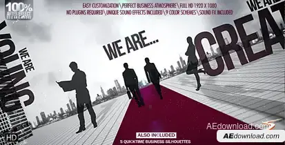 Business Point Logo v2 Video Displays template preview