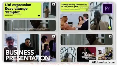 Business Presentation - Opener Premiere Pro template preview