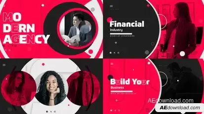Business Workshop Intro Premiere Pro template preview