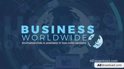 Business Worldwide Video Displays template preview