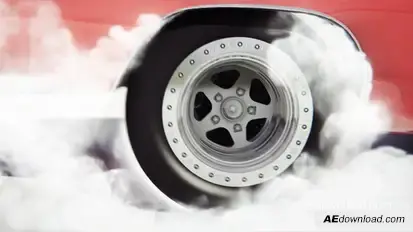 Car Burnout Video Displays template preview