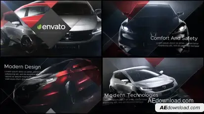 Car Dealer Promo Video Displays template preview