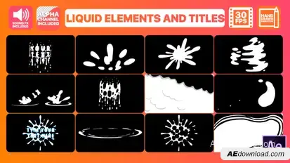 Cartoon Splash FX and Titles | After Effects Video Displays template preview