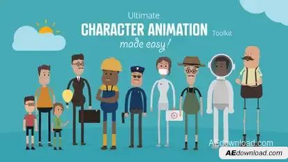 Character Animation Toolkit Video Displays template preview