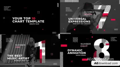 Chart Scenes Video Displays template preview