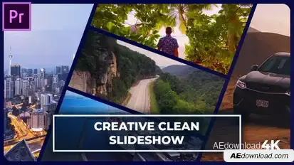 Cheerful Multiscreen Slideshow | Gallery Opener | Typography Youtube Into MOGRT for Premier Pro Premiere Pro template preview