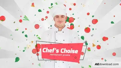 Chefs Choice - Restaurant Promo Video Displays template preview