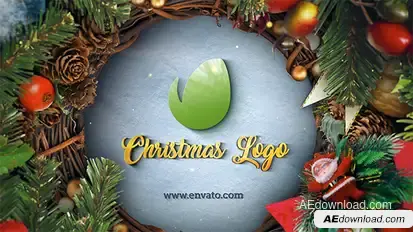 Christmas & New Year Logo Video Displays template preview