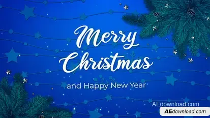 Christmas & New Year Slideshow Video Displays template preview