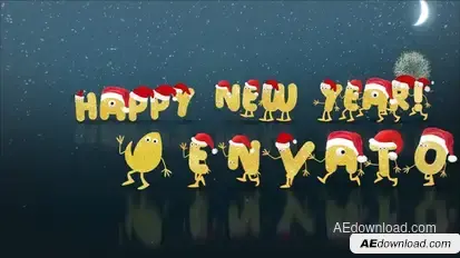 Christmas and New Year Opener 2022 | After Effects Video Displays template preview