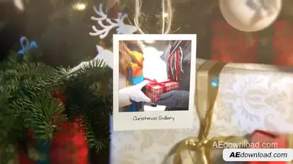 Christmas Photo Gallery Video Displays template preview