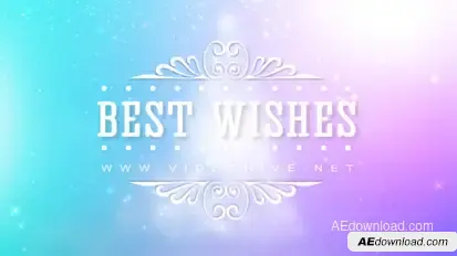 Christmas Best Wishes Video Displays template preview
