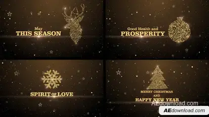 Christmas Celebrations 2022 Video Displays template preview