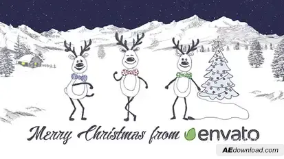 Christmas Dance Video Displays template preview
