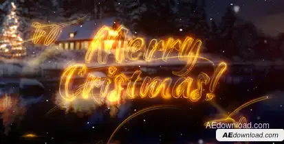 Christmas Greetings Video Displays template preview