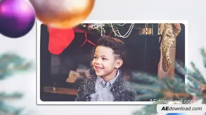 Christmas Holiday Slideshow Video Displays template preview