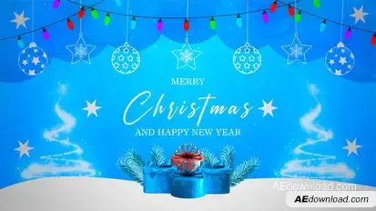 Christmas Intro I Christmas Opener 5 MOGRT Premiere Pro template preview