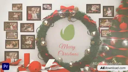 Christmas Joy | For Premiere Pro Video Displays template preview