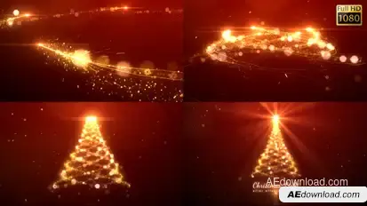 Christmas Light Video Displays template preview