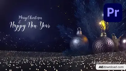 Christmas Lights Intro Premiere PRO Premiere Pro template preview