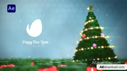 Christmas Logo Reveal Video Displays template preview
