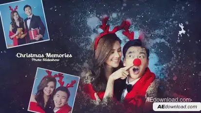 Christmas Memories - Photo Slideshow Video Displays template preview