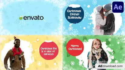 Christmas Opener | After Effects Video Displays template preview