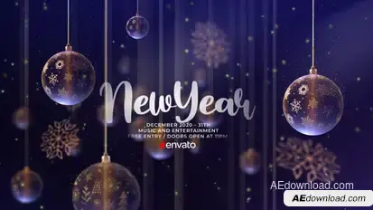 Christmas Party Invitation V 0.2 Video Displays template preview